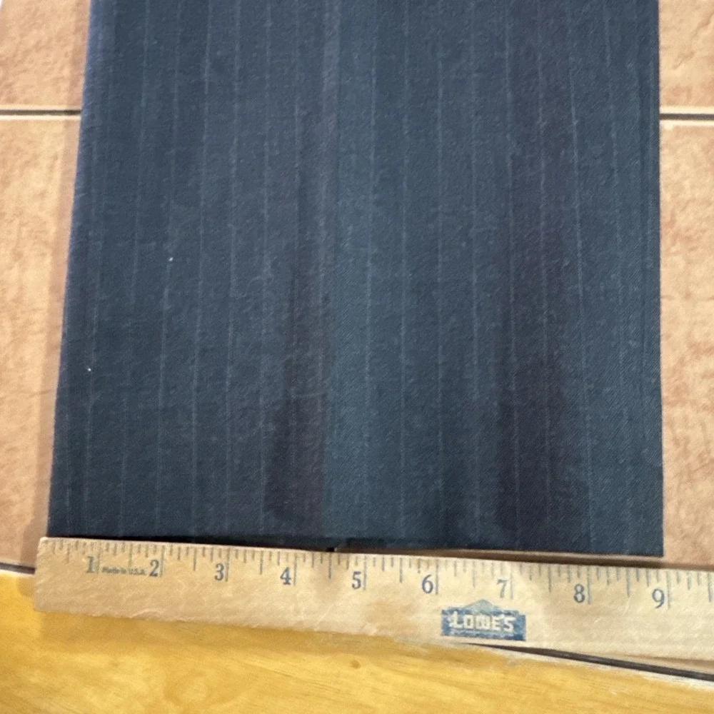 Hardwick Clothes‎ 2 Piece Suit Mens 44L 36 x 31 Dark Gray Pin Stripe Vintage USA